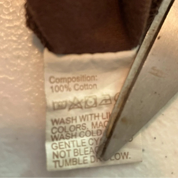 RUMWE 100% cotton S tee Brown shortsleeve “SADBOYS” graphic in black - Picture 5 of 6